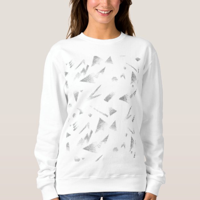 Horizontal, grau Cloud Sweatshirt (Vorderseite)