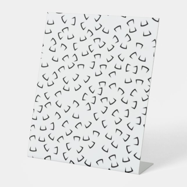 Horizontal, Iridium, Schild mit schwarzem Eel (Vorderseite)