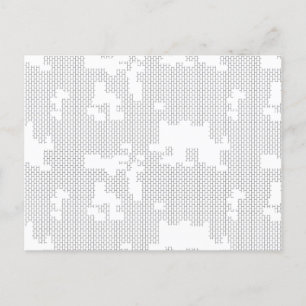 Horizontal, Porzellan, Seashell Postkarte