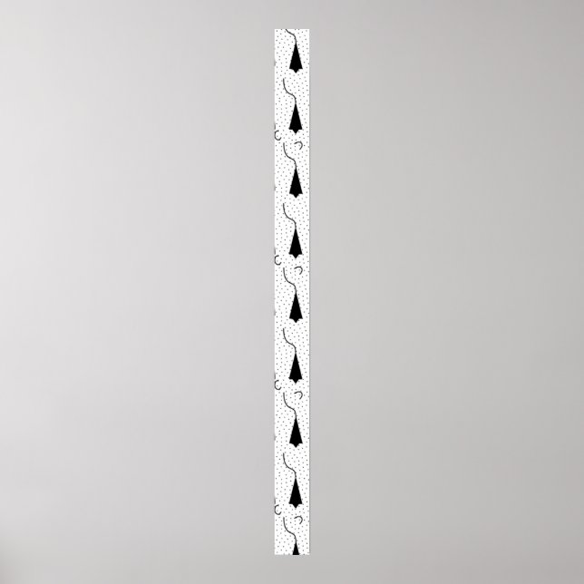 Horizontal, Quill Gray Pedestal-Zeichen Poster (Vorne)