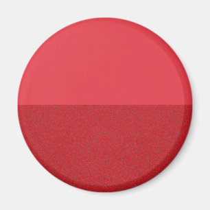 Horizontal Split Texture Tomato Red Magnet Custom