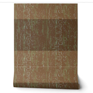 Horizontal Strickle Textur Rust Siena Tapete