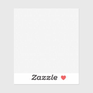 Horizontaldesign Acht Aufkleber