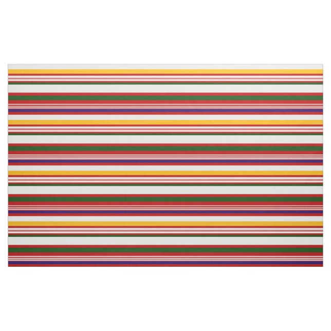 Horizontale Candy Streifen (groß) Stoff (Fat Quarter (45,7 x 55,9 cm))