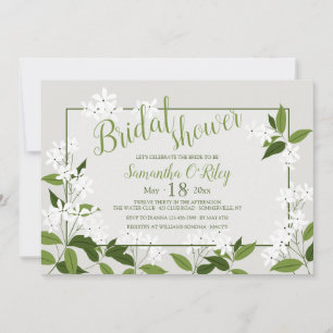 Horizontale Einladung von Jasmin