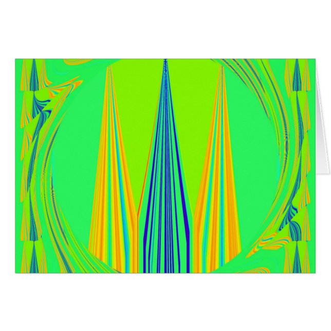 Horizontale Grußkartenvorlage (Vorderseite (Horizontal))