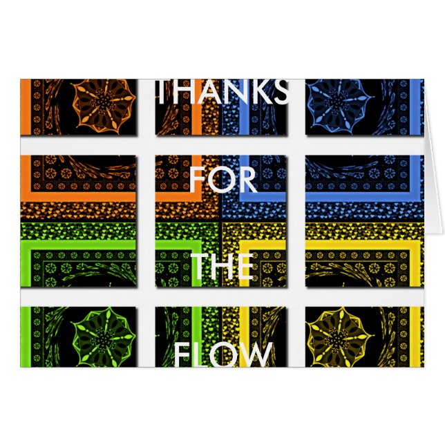 Horizontale Grußkartenvorlage (Vorderseite (Horizontal))