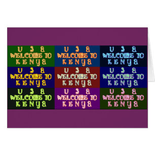 Horizontale Grußkartenvorlage