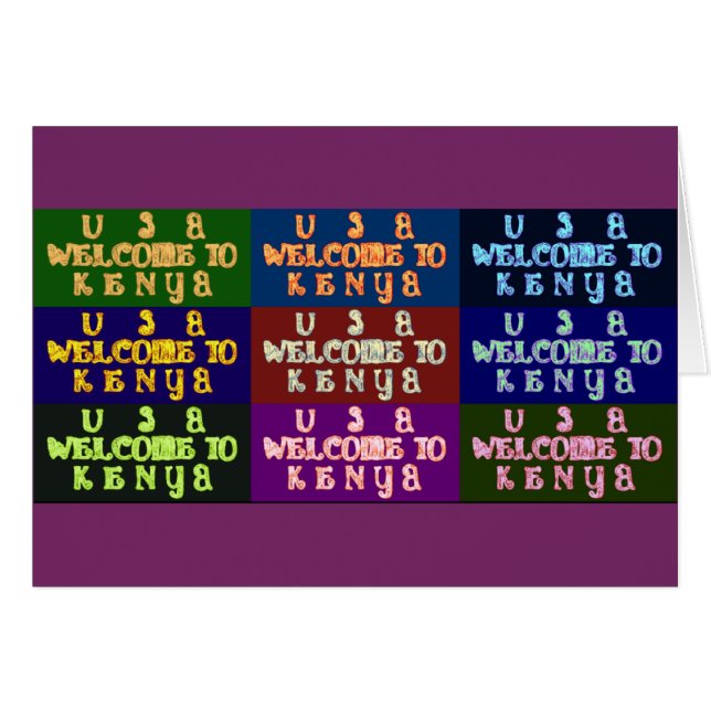 Horizontale Grußkartenvorlage (Vorderseite (Horizontal))