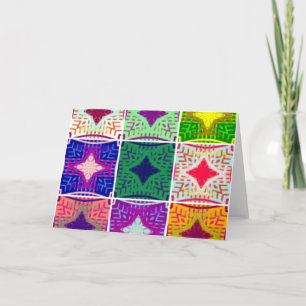 Horizontale Grußkartenvorlage Karte