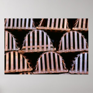 Horizontale Hummerfallen aus Holz Poster