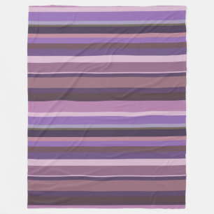 Horizontale Mauve Fleecedecke