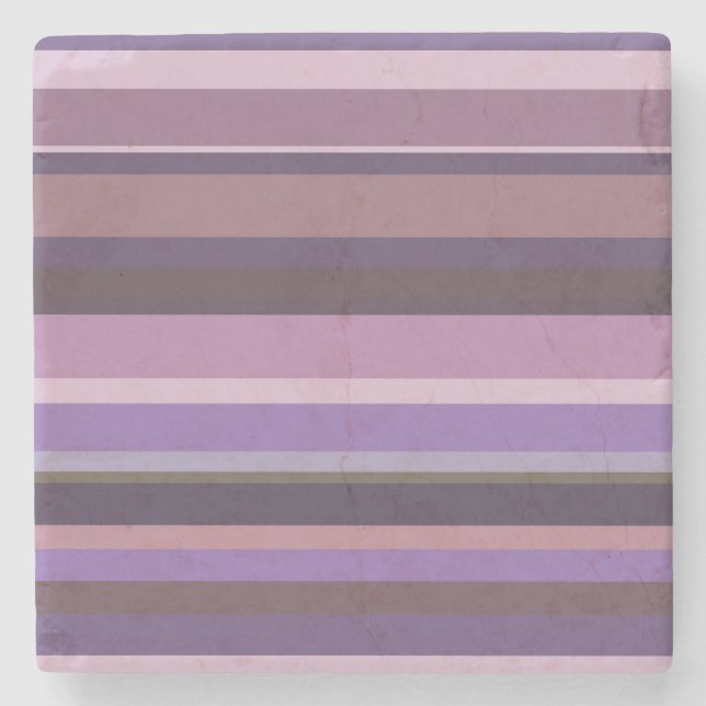 Horizontale Mauve Steinuntersetzer (Vorderseite)
