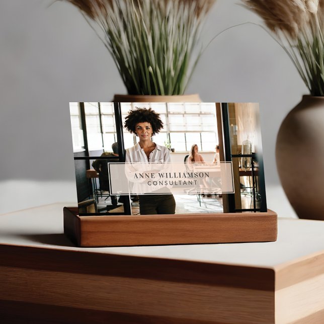 Horizontale Minimal- und Berufliche Geschäftstätig Visitenkarte (Minimal & Professional Business Horizontal Business Card)