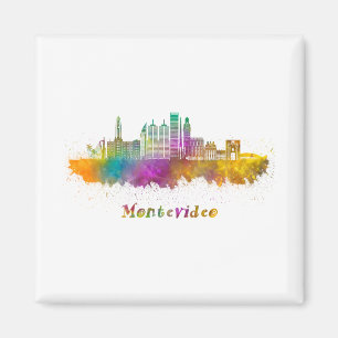 Horizontale Montevideo Magnet