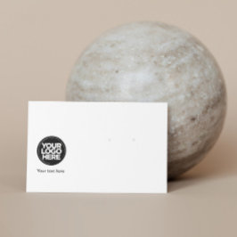 Horizontale Ofensichtkarte für Ihr Firmenlogo Visitenkarte