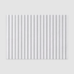 Horizontale Pinstreifen in Schwarz und Weiß Seidenpapier
