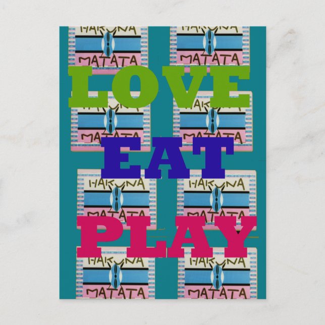 Horizontale Postkartenvorlage Postkarte (Vorderseite)