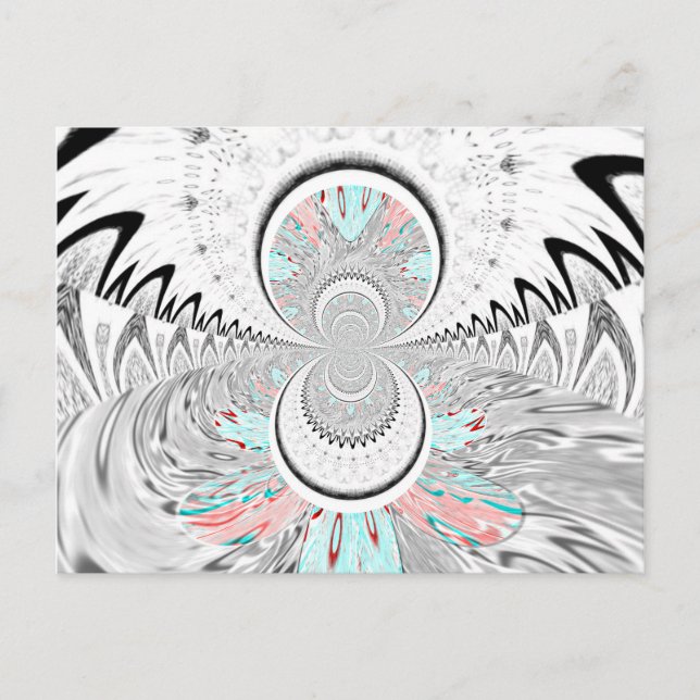 Horizontale Postkartenvorlage Postkarte (Vorderseite)