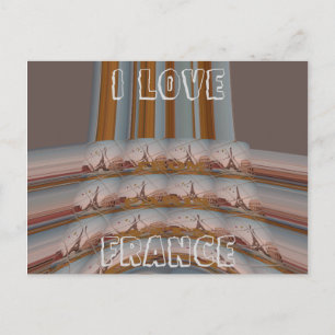 Horizontale Postkartenvorlage Postkarte