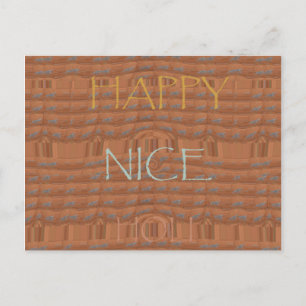 Horizontale Postkartenvorlage Postkarte