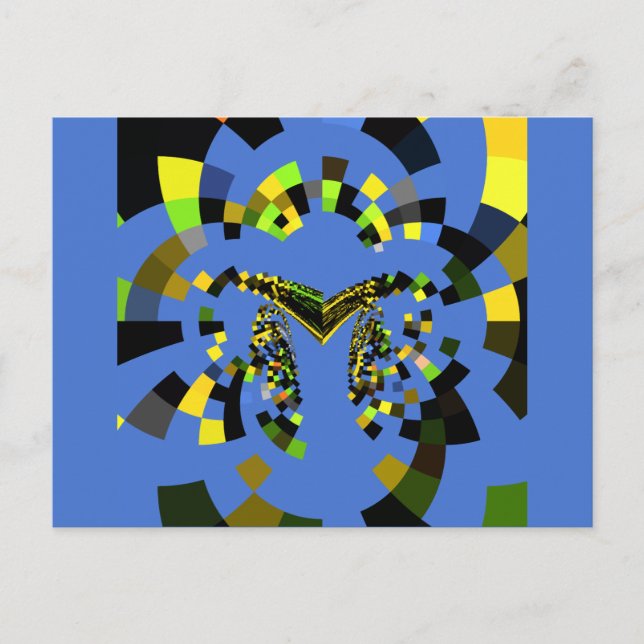 Horizontale Postkartenvorlage Postkarte (Vorderseite)