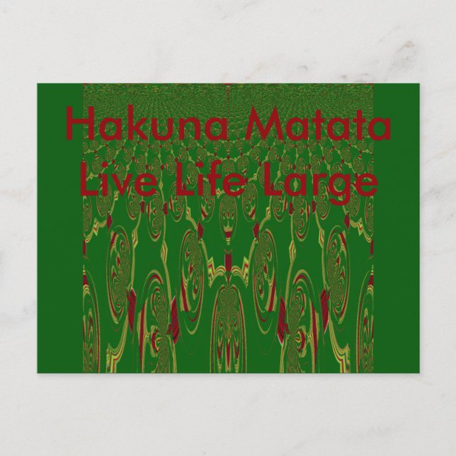 Horizontale Postkartenvorlage Postkarte (Vorderseite)