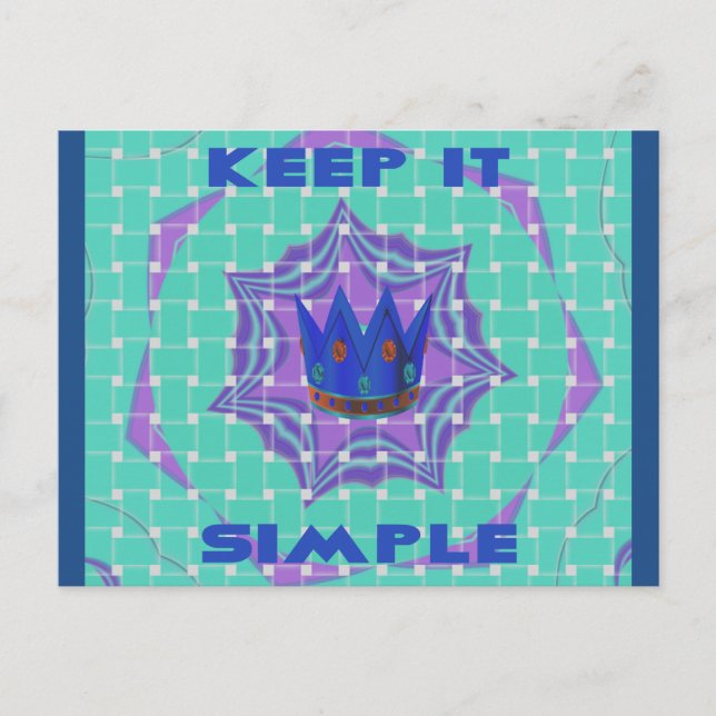 Horizontale Postkartenvorlage Postkarte (Vorderseite)