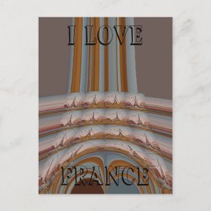 Horizontale Postkartenvorlage Postkarte