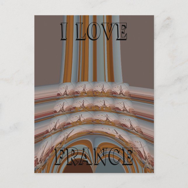 Horizontale Postkartenvorlage Postkarte (Vorderseite)