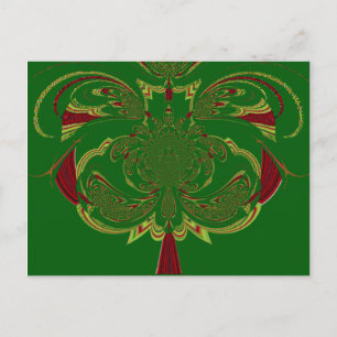 Horizontale Postkartenvorlage Postkarte