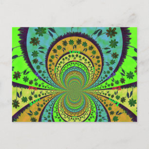 Horizontale Postkartenvorlage Postkarte