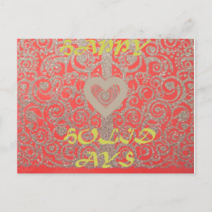 Horizontale Postkartenvorlage Postkarte