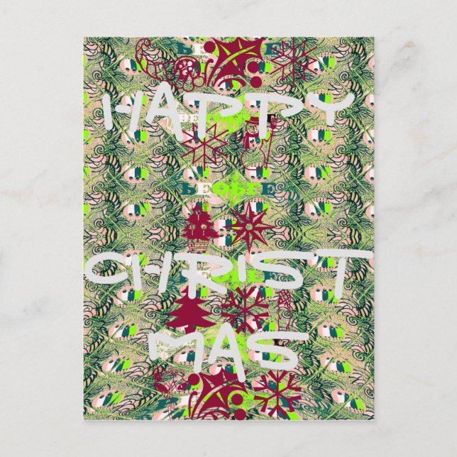 Horizontale Postkartenvorlage Postkarte (Vorderseite)