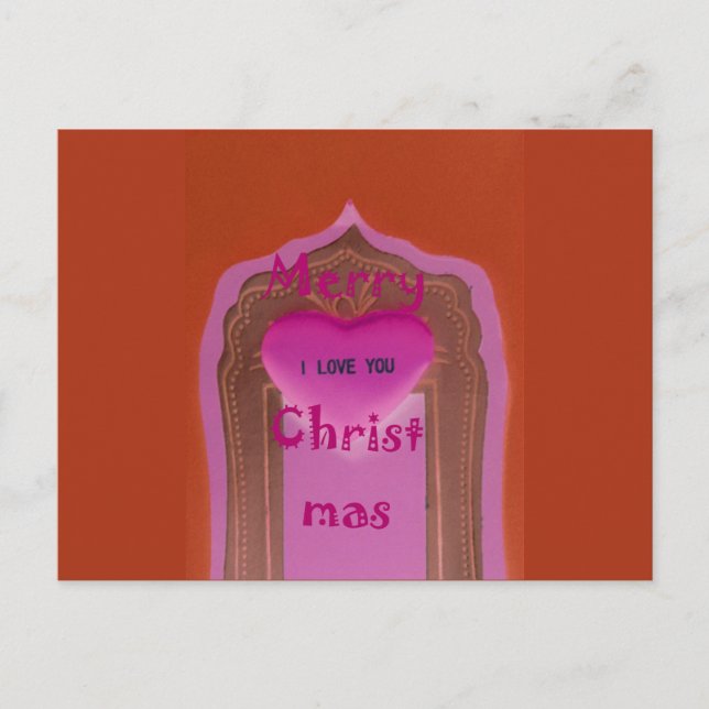 Horizontale Postkartenvorlage Postkarte (Vorderseite)