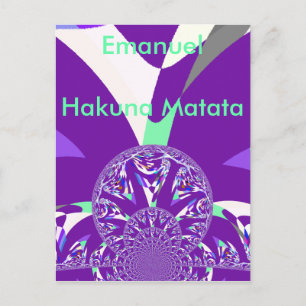 Horizontale Postkartenvorlage Postkarte