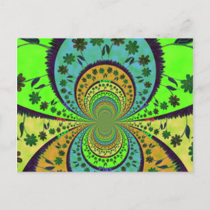 Horizontale Postkartenvorlage Postkarte