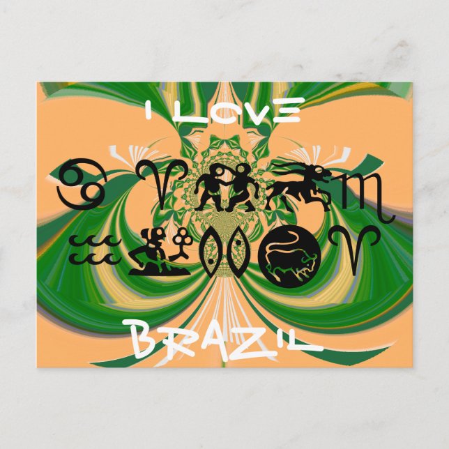 Horizontale Postkartenvorlage Postkarte (Vorderseite)