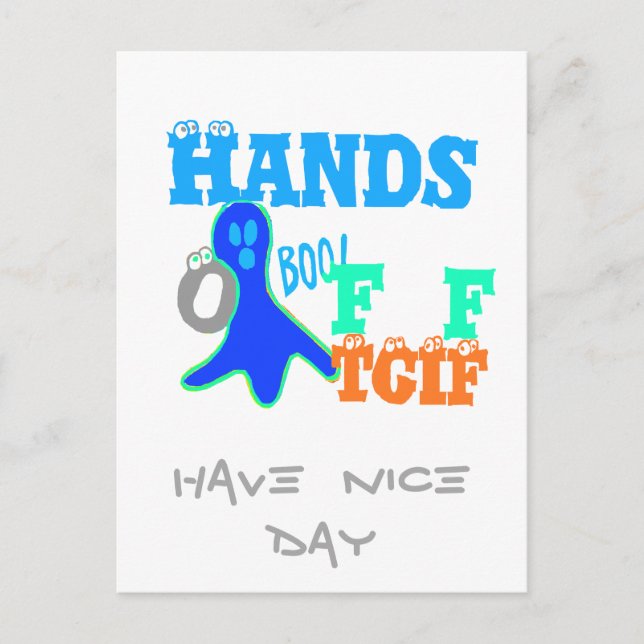 Horizontale Postkartenvorlage Postkarte (Vorderseite)