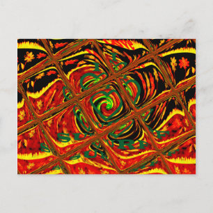 Horizontale Postkartenvorlage Postkarte