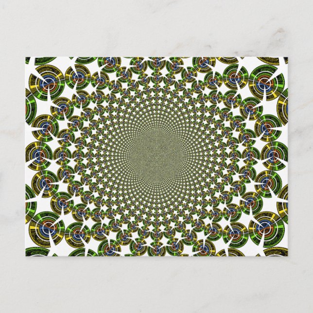 Horizontale Postkartenvorlage Postkarte (Vorderseite)