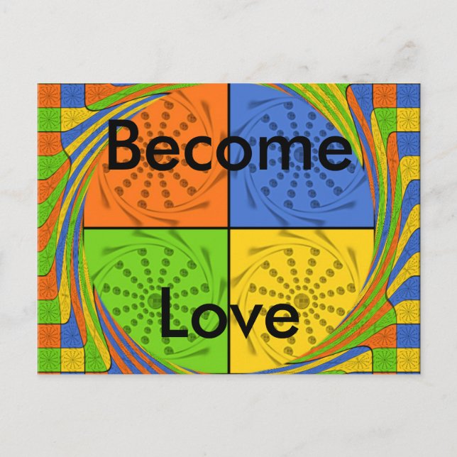 Horizontale Postkartenvorlage Postkarte (Vorderseite)