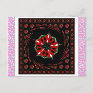 Horizontale Postkartenvorlage Postkarte