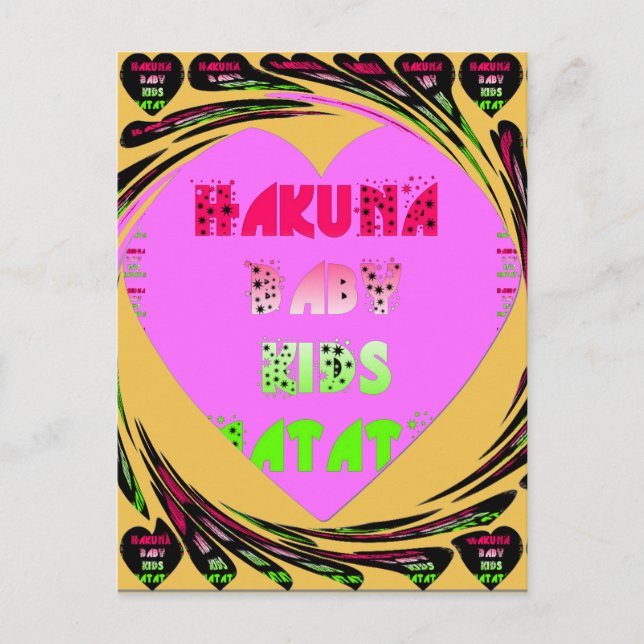 Horizontale Postkartenvorlage Postkarte (Vorderseite)