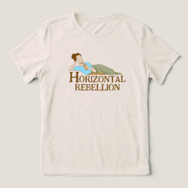 Horizontale Rebellion Benutzerdefinierter Text Tri-Blend Shirt
