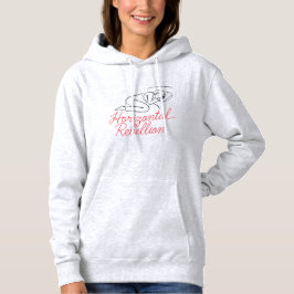 Horizontale-Rebellion-Linien-Duo Hoodie
