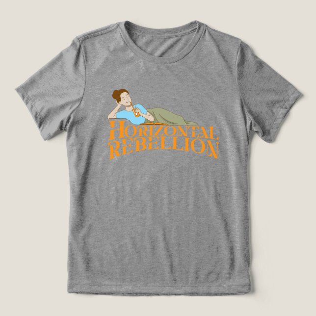 Horizontale Rebellion  Tri-Blend Shirt (Design Vorderseite)