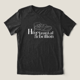 Horizontale Rebellionslinie Tri-Blend Shirt