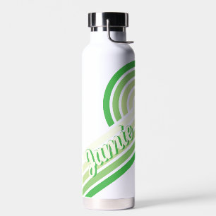 Horizontale Retro-Personalisierte Namens-Wasserfla Trinkflasche