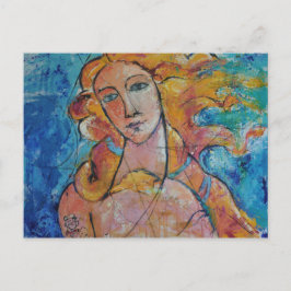 Horizontale Schönheitskarte Postkarte